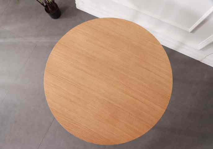 Dt3 R Dining Table Modern Nordic Wooden, A Circular Oak Table Top Is 4ft