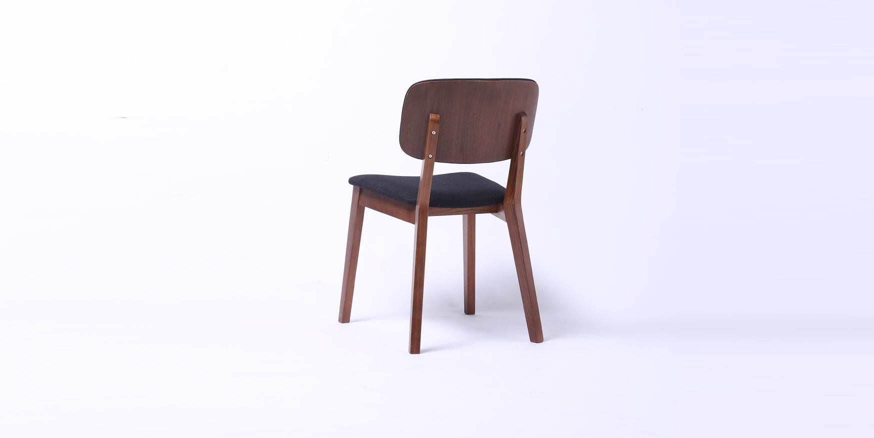 solid walnut dining chairs
