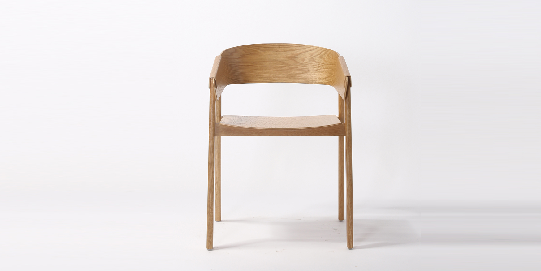 modern wood armchair