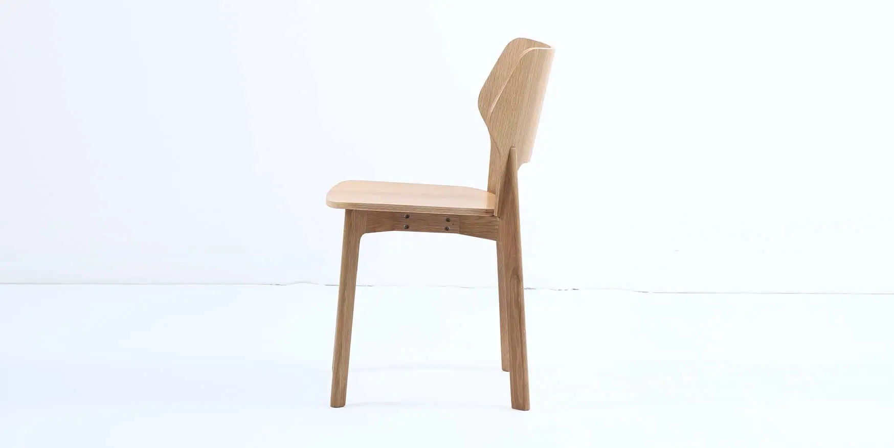 wooden dining chair with cushion seat
